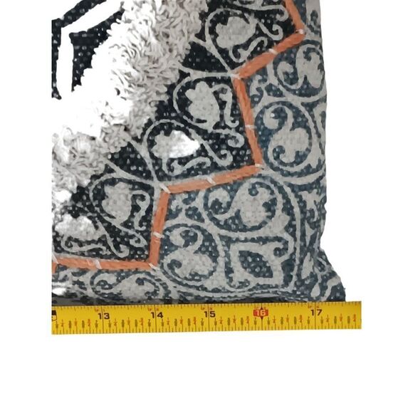 Surya Bohemian Mandala Throw Pillow 17" Square Boho Modern Artsy Colorful Accent - Picture 7 of 7